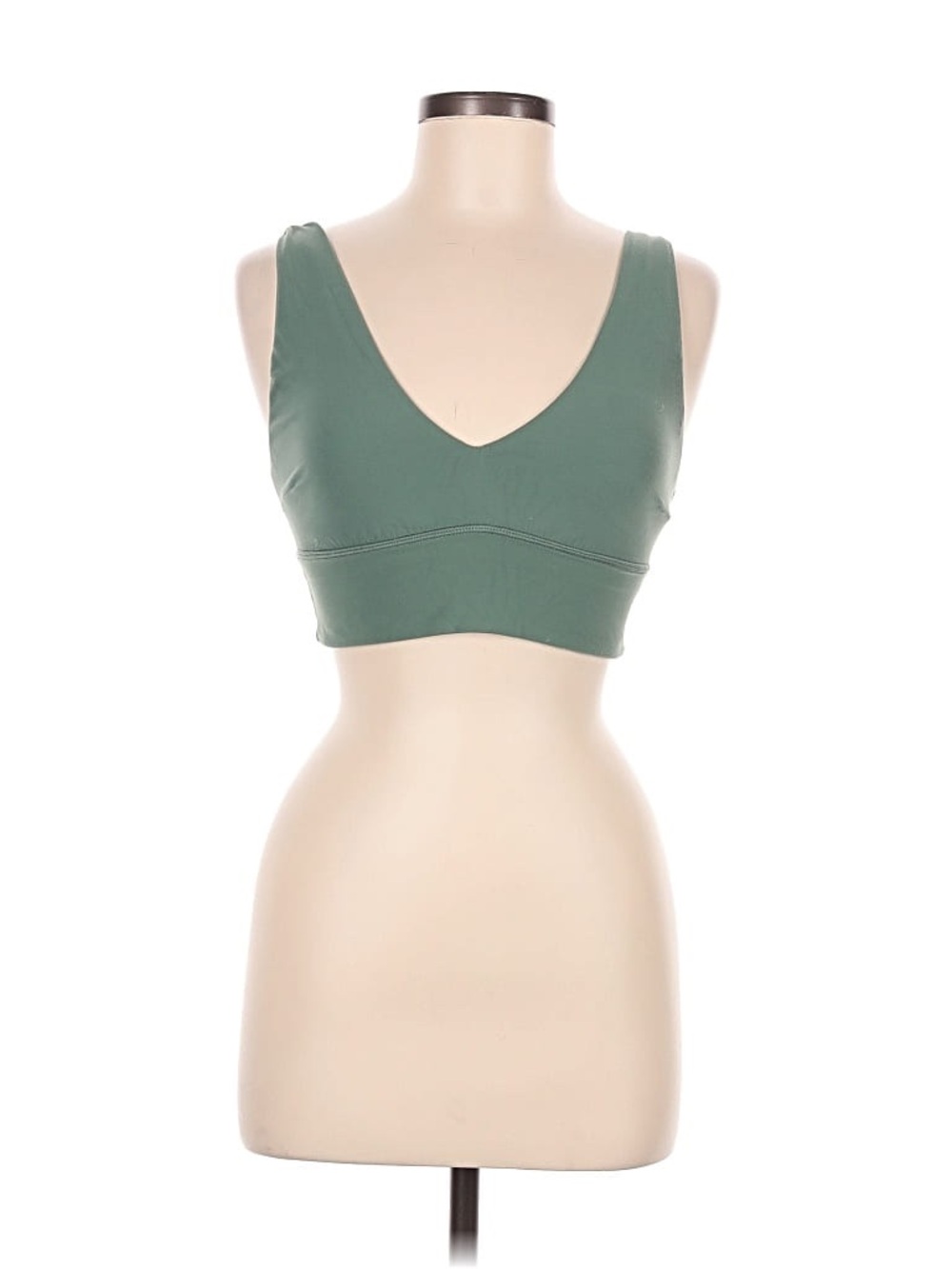 lululemon athletica V-Neck Light Green Sports Bralette